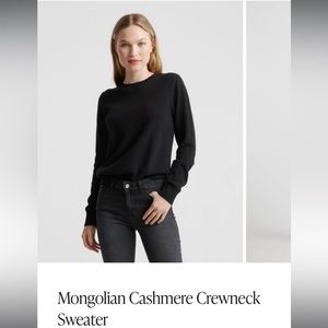Quince Mongolian Cashmere Crewneck size Small